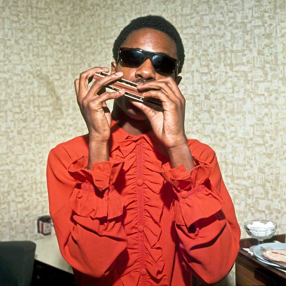 Stevie Wonder, American musician, singer and songwriter. A child prodigy, he developed into one of the most creative and loved musical figures of the late 20th century. 
