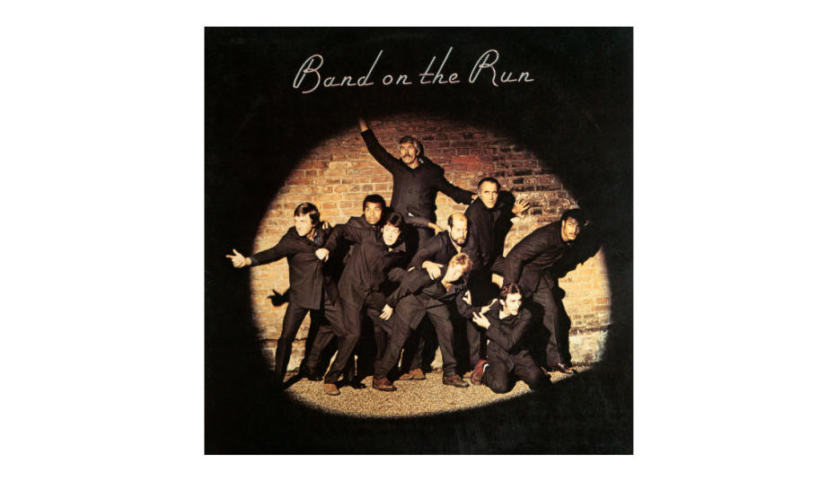 The album cover of "Band on the Run" by Wings