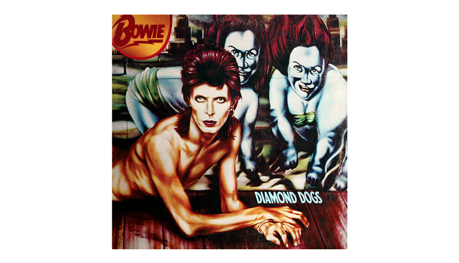 The album cover of "Diamond Dogs" by David Bowie