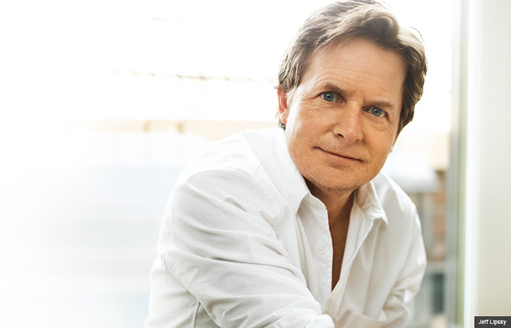 Michael J. Fox photographed by Jeff Lipsky in New York City.