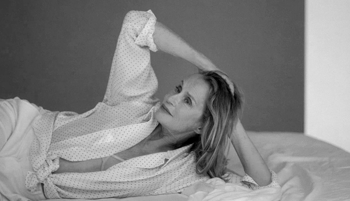 Lauren Hutton, 73, Models Underwear for Calvin Klein