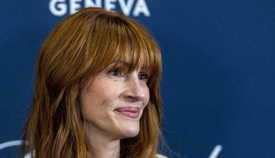 Julia Roberts debuts her new haircut at the Watches and Wonders fair in Geneva, Switzerland