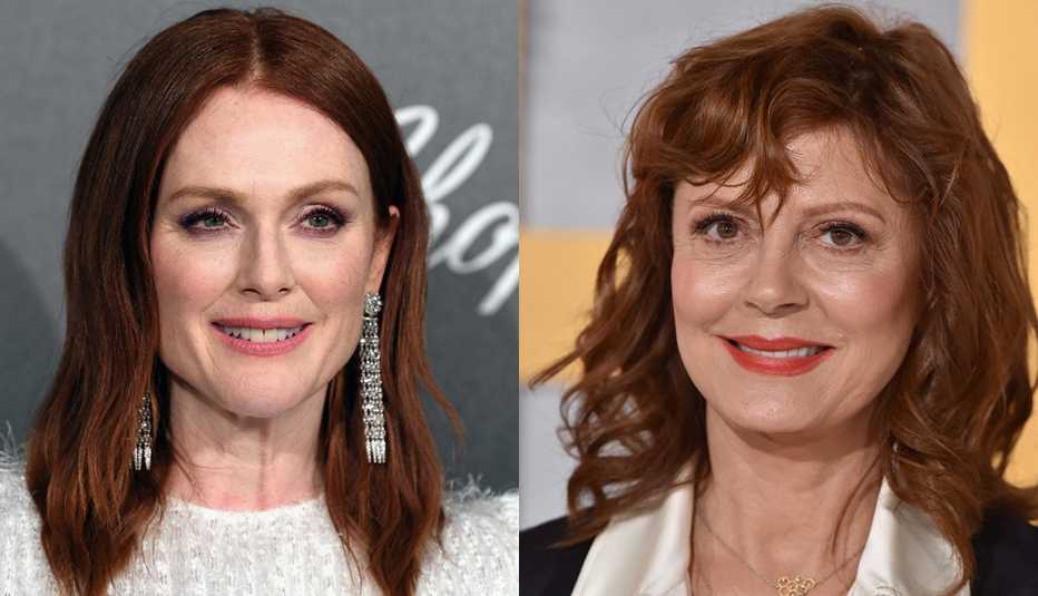Julianne Moore and Susan Sarandon with red hair.