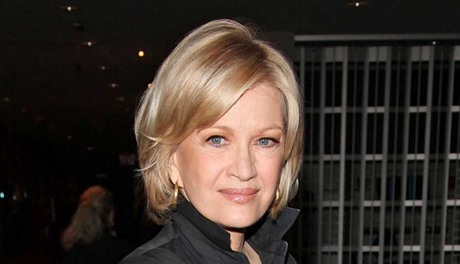 Diane Sawyer with a short haircut