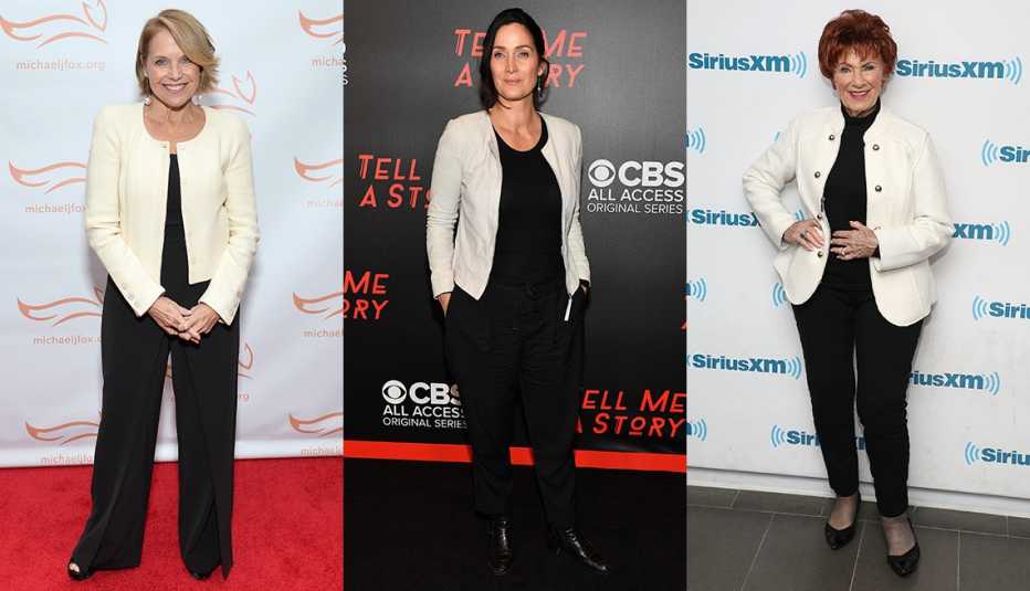 Katie Couric, Carrie-Anne Moss and Marion Ross