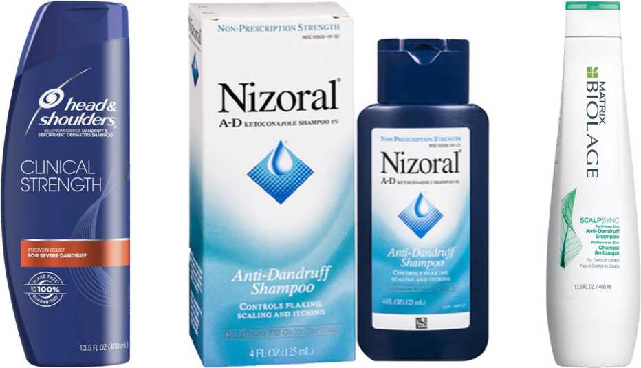 Head & Shoulders Clinical Strength Anti-Dandruff Shampoo; Nizoral Anti-Dandruff Shampoo; Matrix Biolage Scalpsync Anti-Dandruff Shampoo