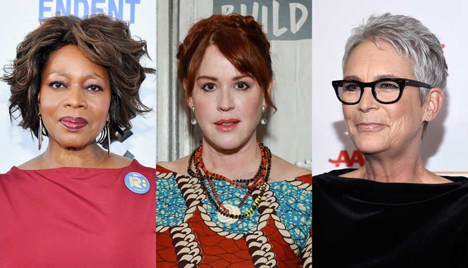 Actresses Alfre Woodard, Molly Ringwald and Jamie Lee Curtis
