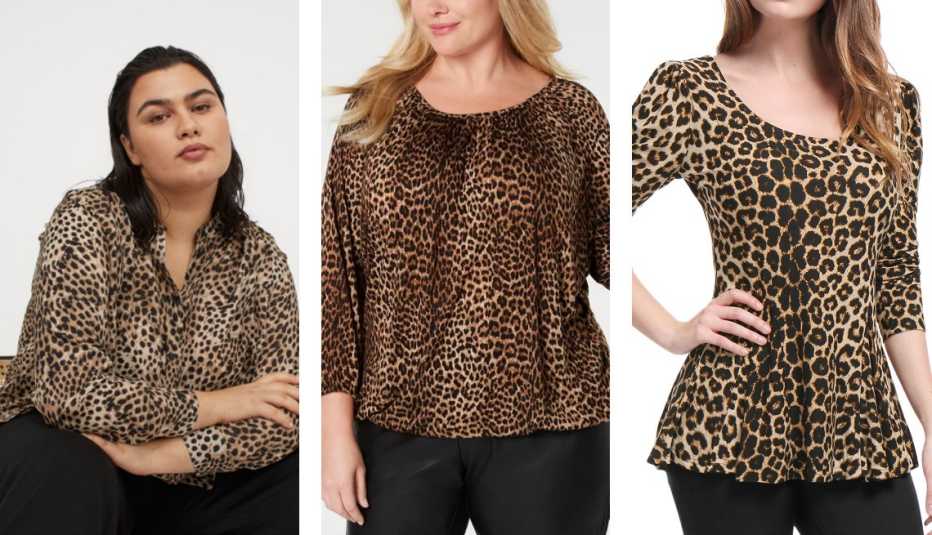 michael kors plus size leopard peasant top h and m crinkled blouse in leopard print unique bargains womens peplum top in leopard