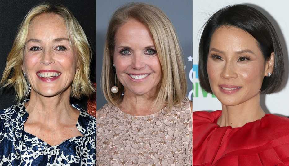 Sharon Stone, Katie Couric and Lucy Liu