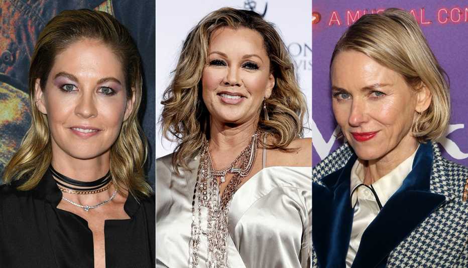 Jenna Elfman, Vanessa Williams and Naomi Watts each with hairstyles with highlights