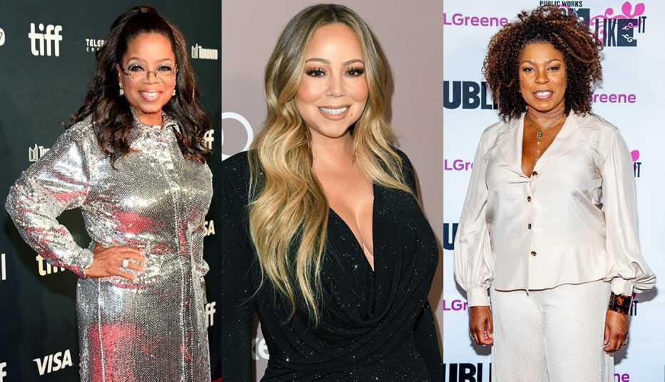 Oprah Winfrey, Mariah Carey and Lorraine Toussaint
