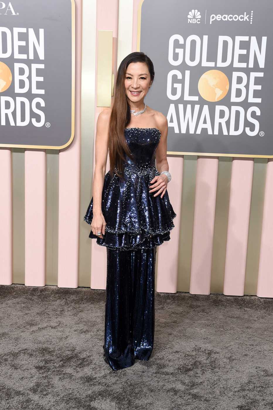 Michelle Yeoh attends the 80th Annual Golden Globe Awards