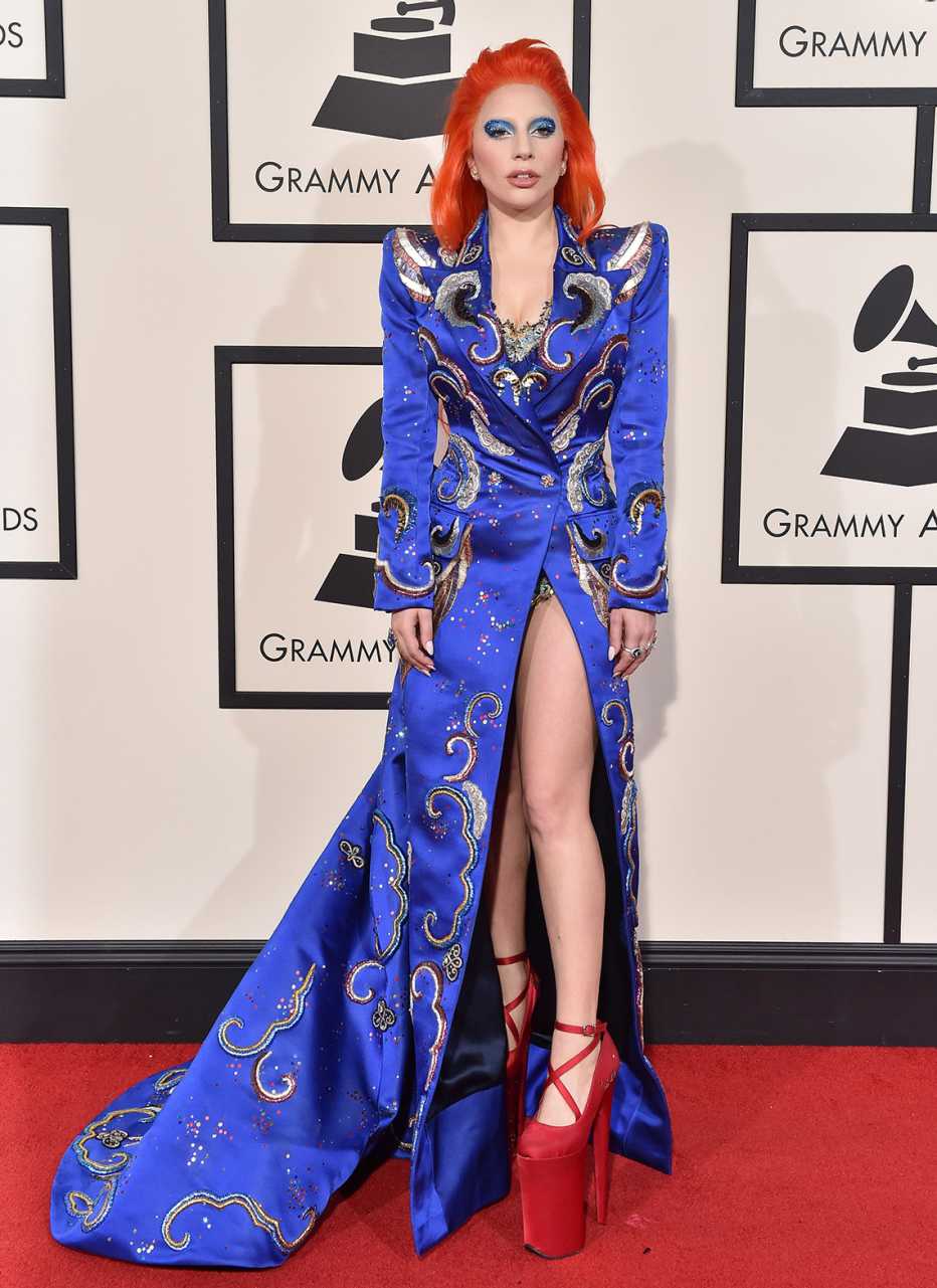 Lady Gaga at the 58th Annual Grammy Awards