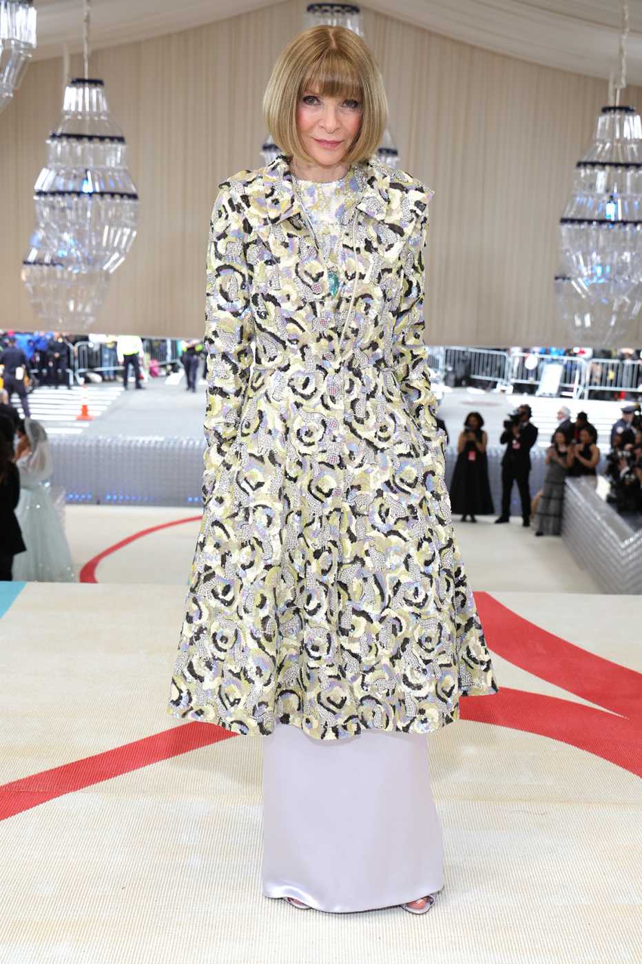 Anna Wintour at the 2023 Met Gala at The Metropolitan Museum of Art in New York City