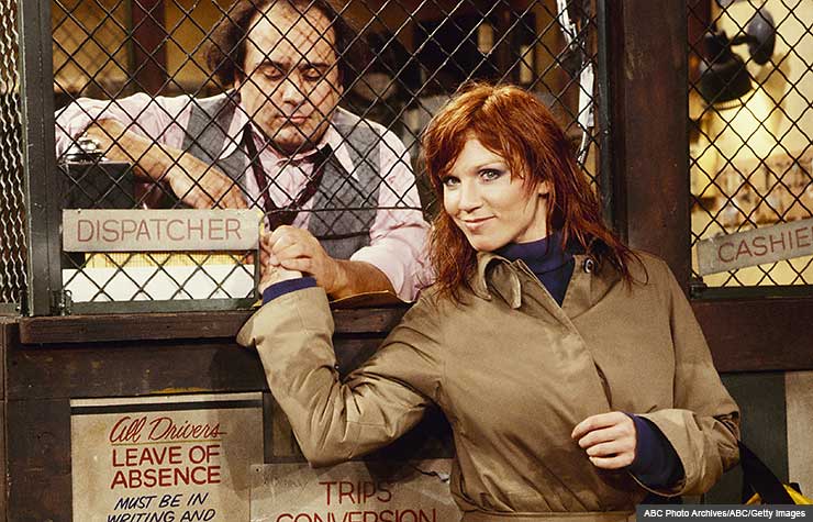 Actors Danny DeVito and Marilu Henner on set of Taxi, Marilu Henner's Unforgettable Memory