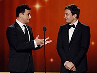 Jimmy Kimmel and Jimmy Fallon