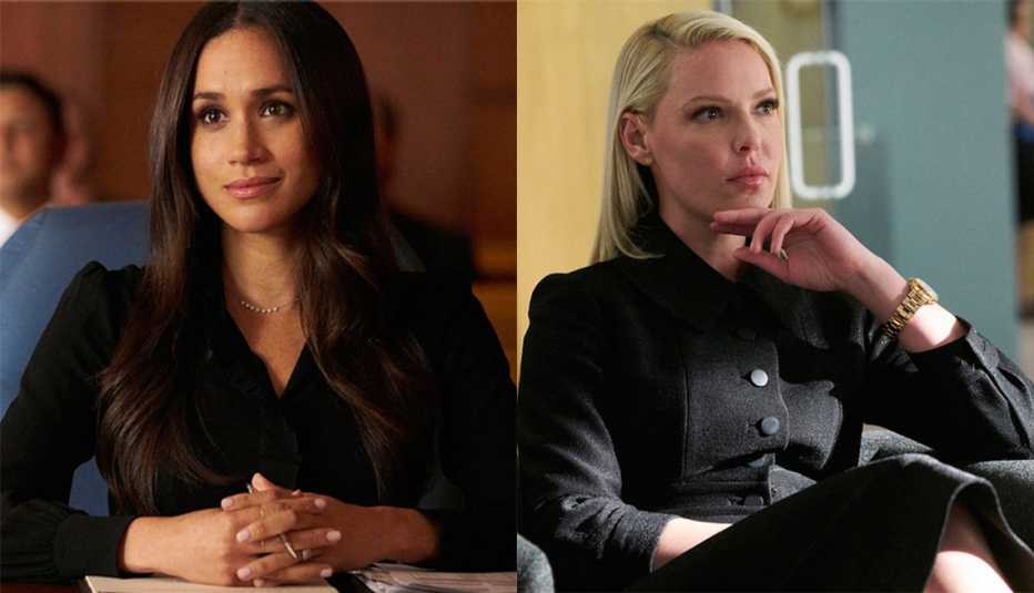 meghan markle, katherine heigl in USA's "Suits"