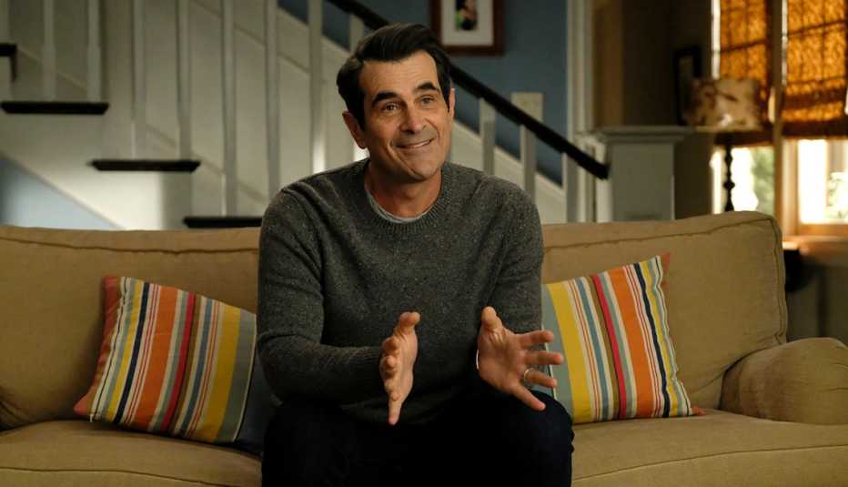 Ty Burrell stars as Phil Dunphy in the A B C show Modern Family