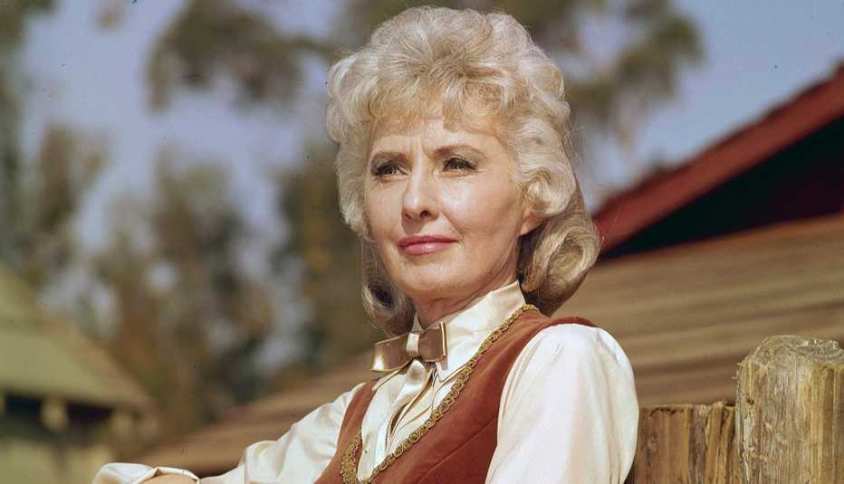 Barbara Stanwyck as Victoria Barkley in the TV show The Big Valley