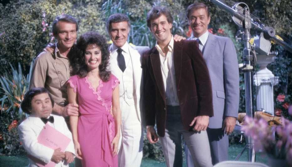 Susan Lucci with the rest of the cast of Fantasy Island