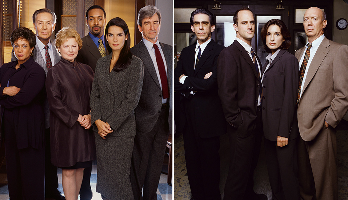The cast members of Law and Order and Law and Order Special Victims Unit