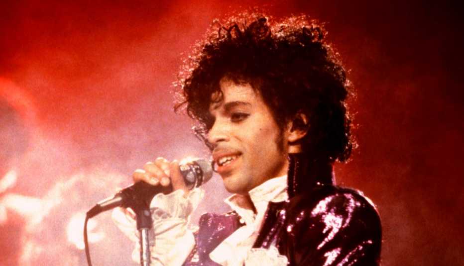 singer songwriter prince on his purple rain tour