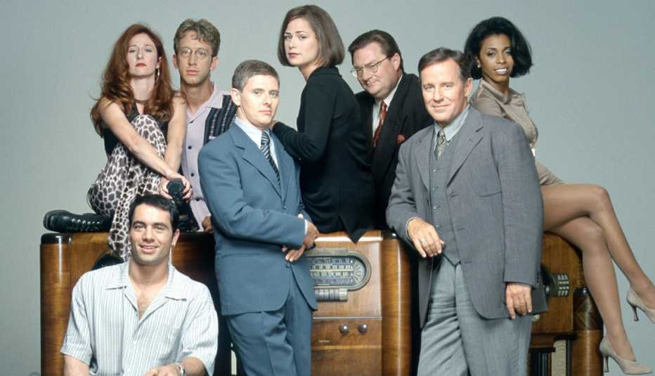 The cast of NewsRadio