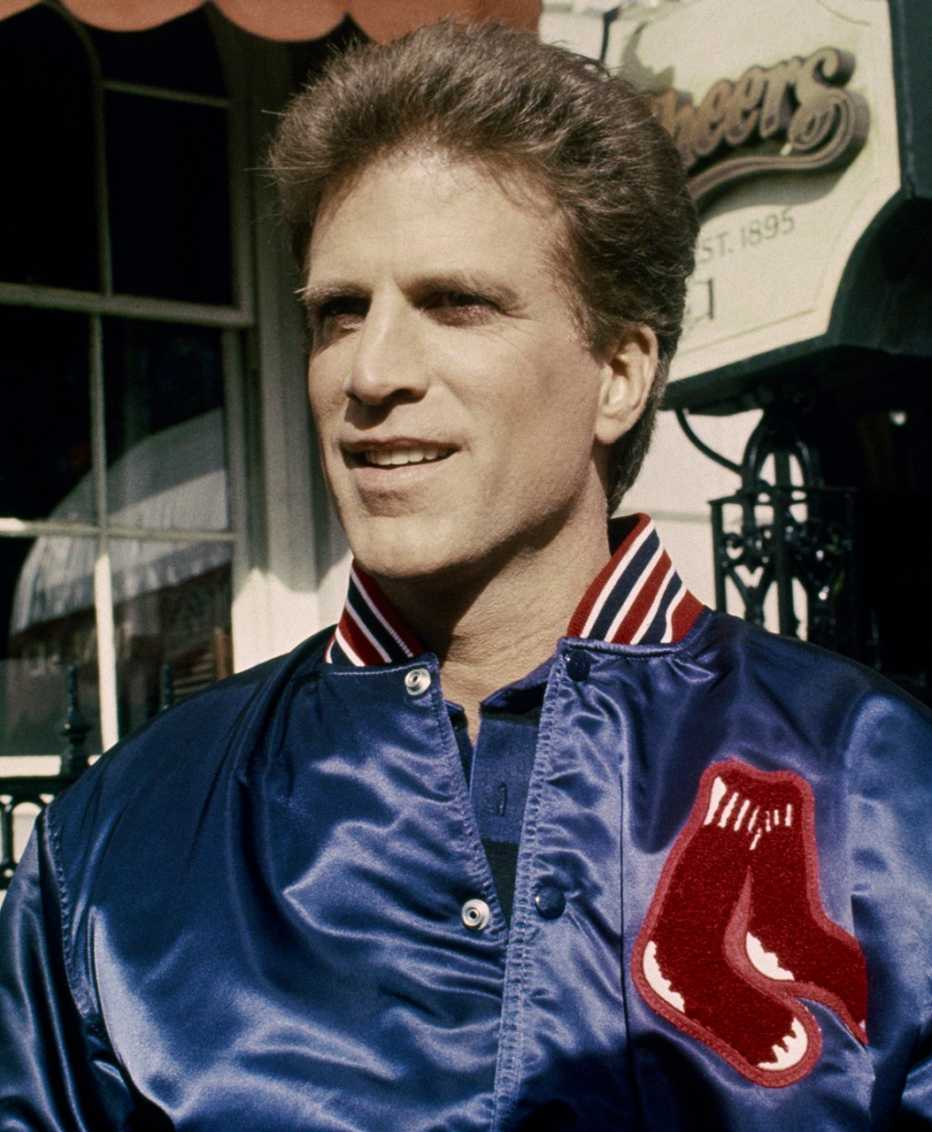 Ted Danson wearing a Red Sox jacket on the Cheers episode Sam Time as Next Year