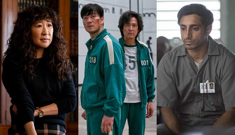 Sandra Oh stars in The Chair Park Hae-soo and Lee Jung-jae star in Squid Game and Riz Ahmed stars in The Night Of
