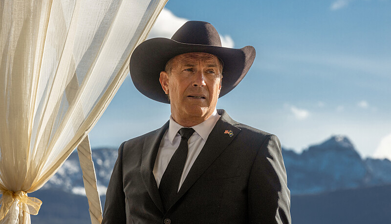 Actor Kevin Costner in Yellowstone