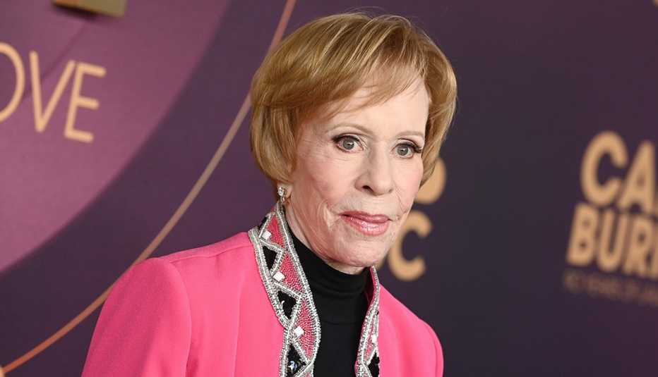 Carol Burnett on the red carpet for the NBC special Carol Burnett: 90 Years of Laughter + Love held at Avalon Hollywood in Los Angeles