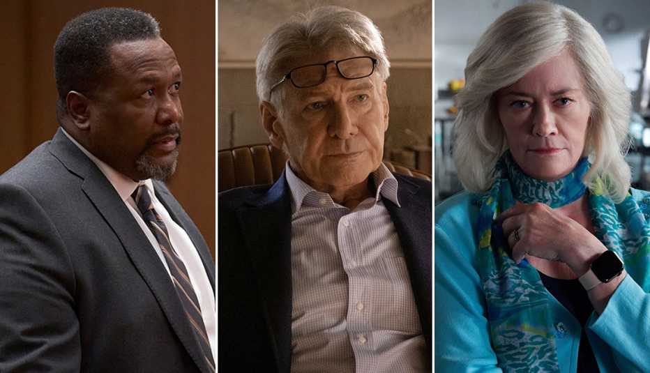 Wendell Pierce stars in Accused, Harrison Ford stars in Shrinking and Cybill Shepherd stars in How to Murder Your Husband: The Nancy Brophy Story