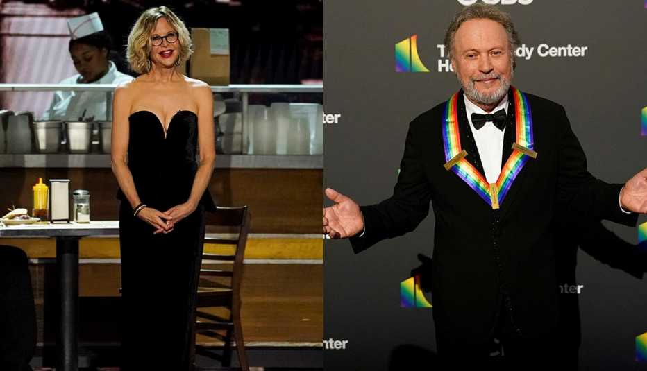 Meg Ryan and Billy Crystal at the Kennedy Center Honors