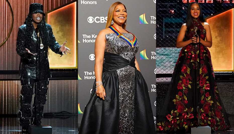 Missy Elliott, Queen Latifah and Kerry Washington at the Kennedy Center Honors