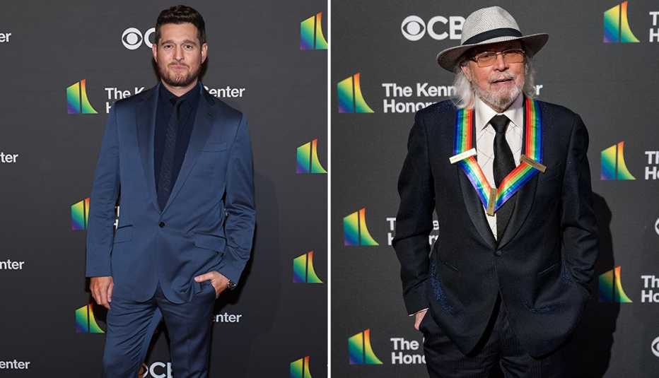 Michael Bublé and Barry Gibb at the Kennedy Center Honors