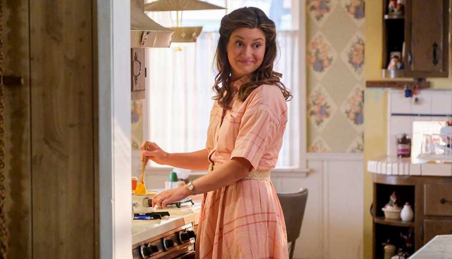 Zoe Perry stars in the CBS series Young Sheldon