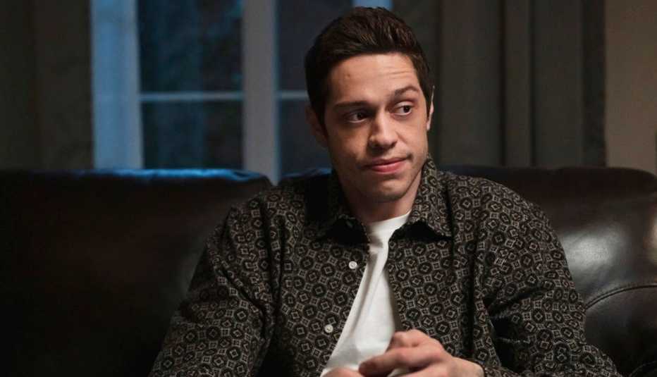 Pete Davidson in a scene from the Peacock series Bupkis