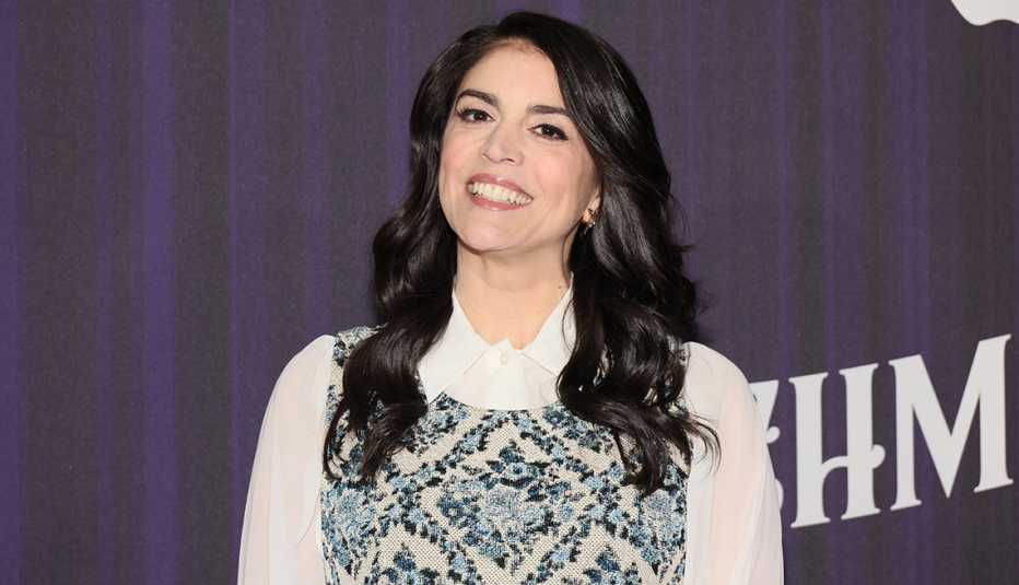 Cecily Strong at the photo call for the television series Schmigadoon