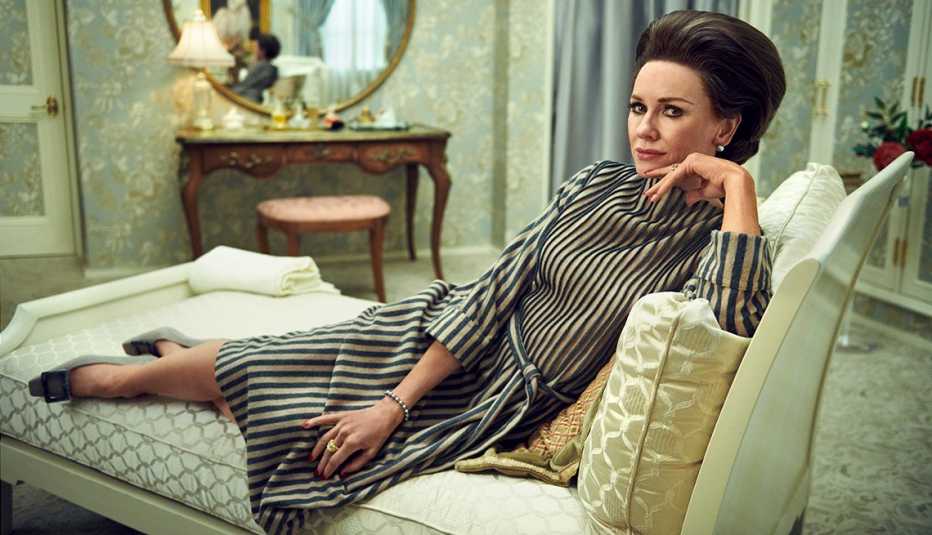 Naomi Watts as Babe Paley in "Feud: Capote vs. The Swans."