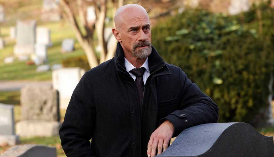 Christopher Meloni as Detective Elliot Stabler in "Law and Order: Organized Crime"