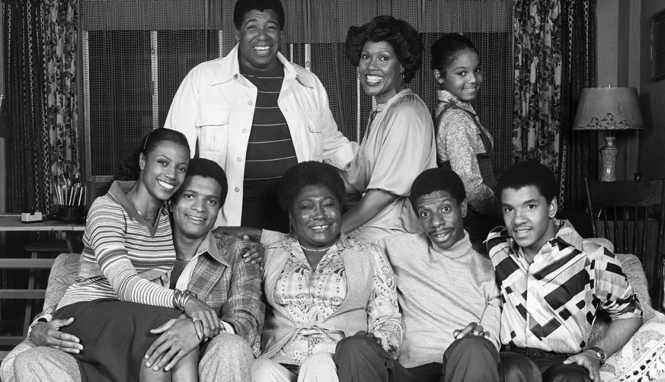 top johnny brown janet dubois janet jackson bottom bernnadette stanis ben powers esther rolle jimmie walker and ralph carter on good times
