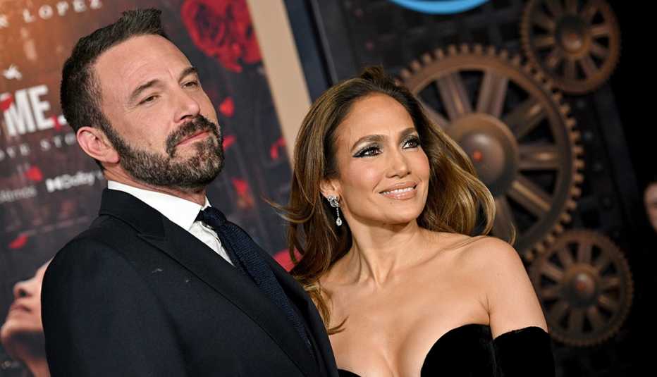 Ben Affleck and Jennifer Lopez at the Los Angeles premiere of "This Is Me...Now: A Love Story" at the Dolby Theatre in Hollywood, California.