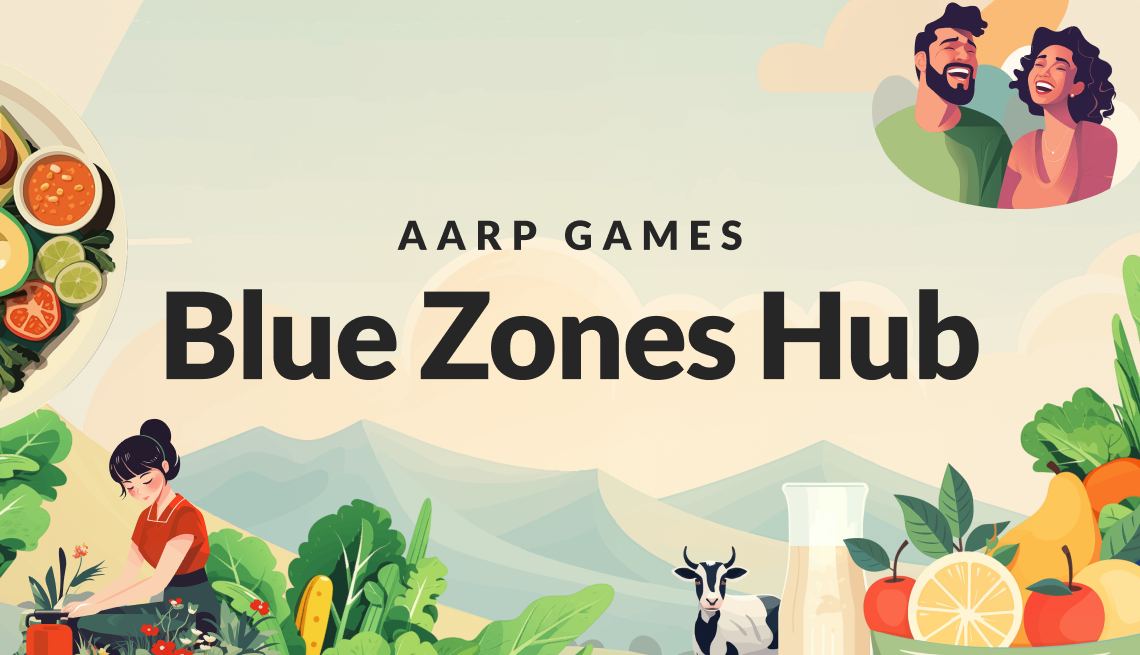 aarp games blue zones hub