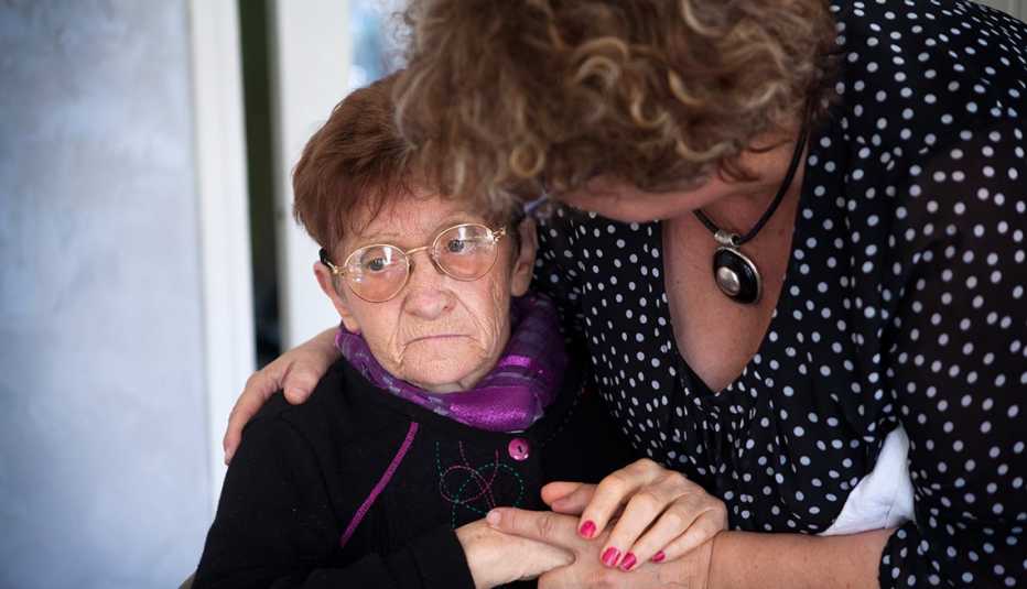 Why No War on Alzheimer's?, Women Caregiver Hands, comfort fear