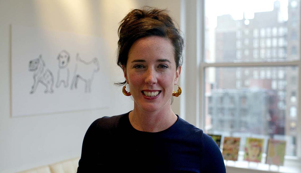 Kate Spade, designer, is photographed at her offices. 