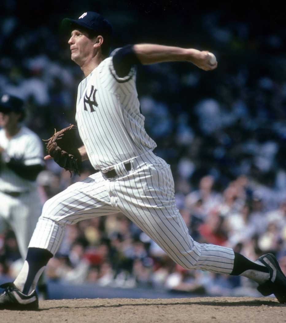 Pitcher Tommy John in the 1980s