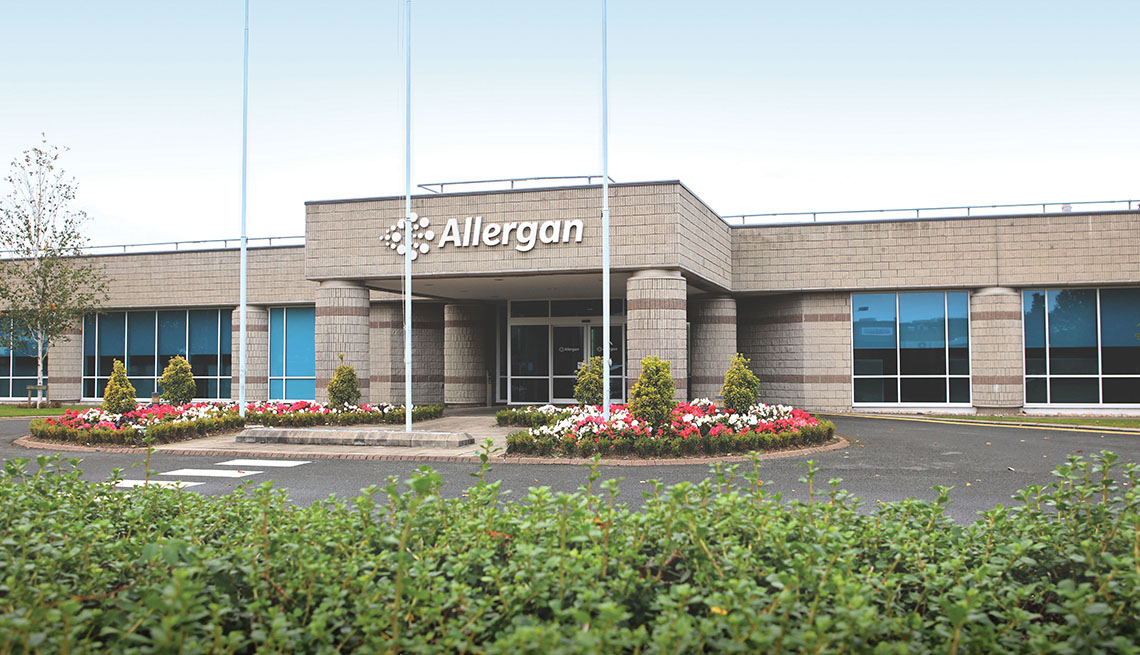 Photo of Allergan offices in Westport, Ireland