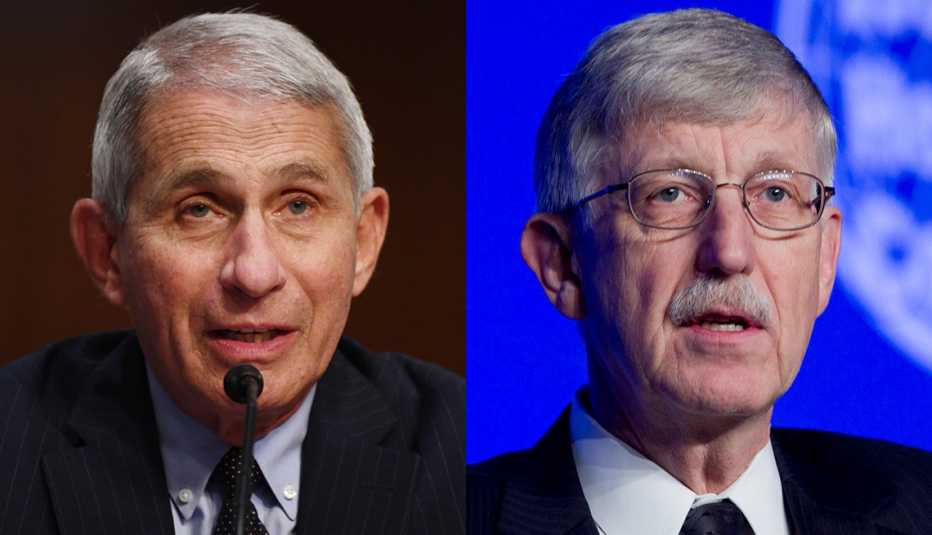 doctor anthony fauci and doctor francis collins both of the national institutes of health