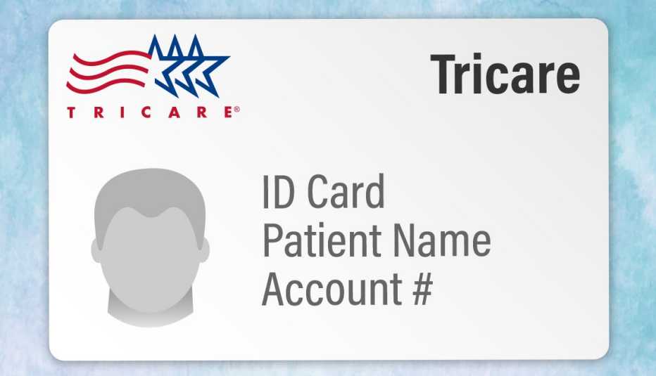 loose representation of a tricare insurance identification