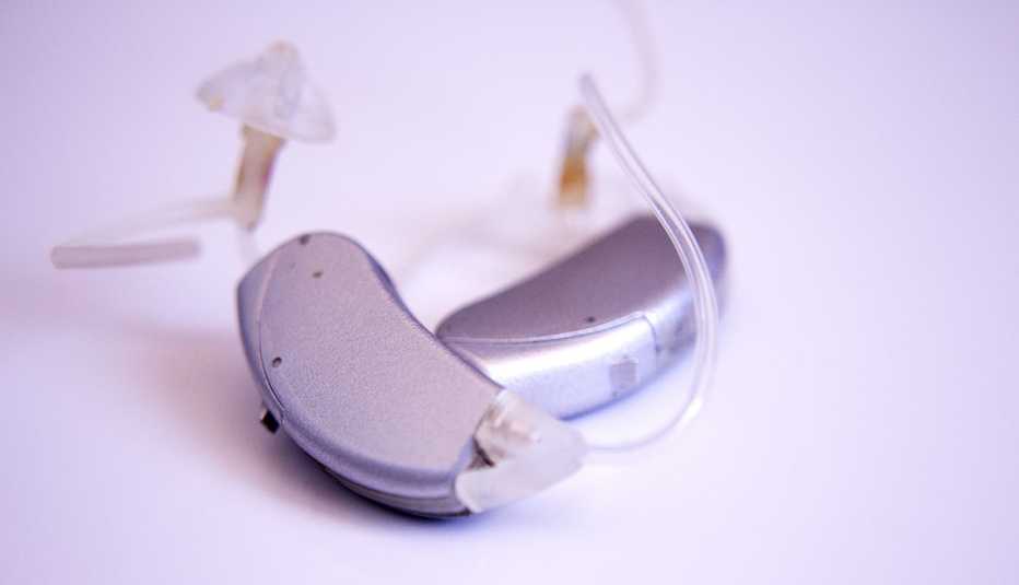 A close up of a hearing aid